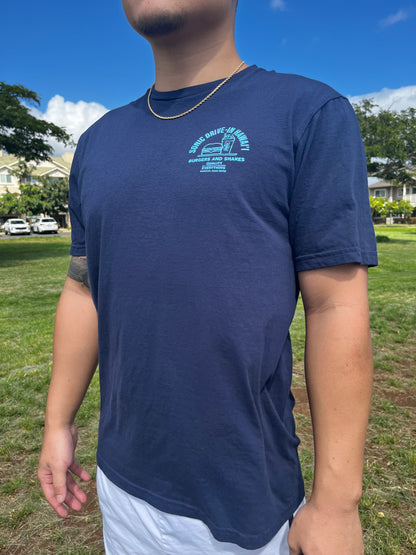 Retro Blue Sonic Drive-in Hawai'i T-Shirt