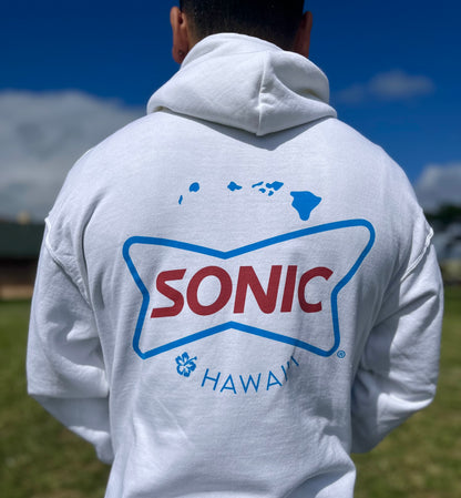 White Sonic Hawai'i Aloha Hoodie