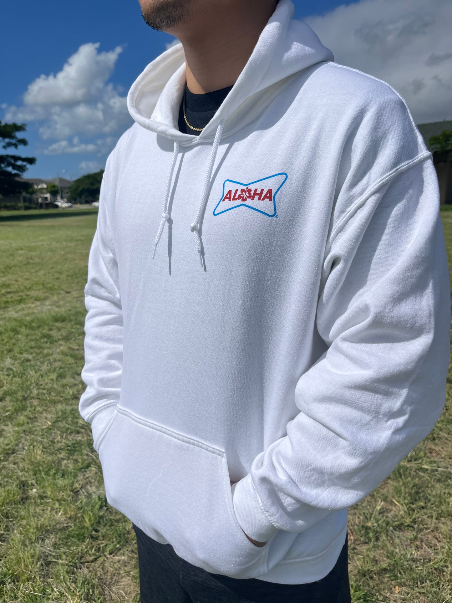 White Sonic Hawai'i Aloha Hoodie