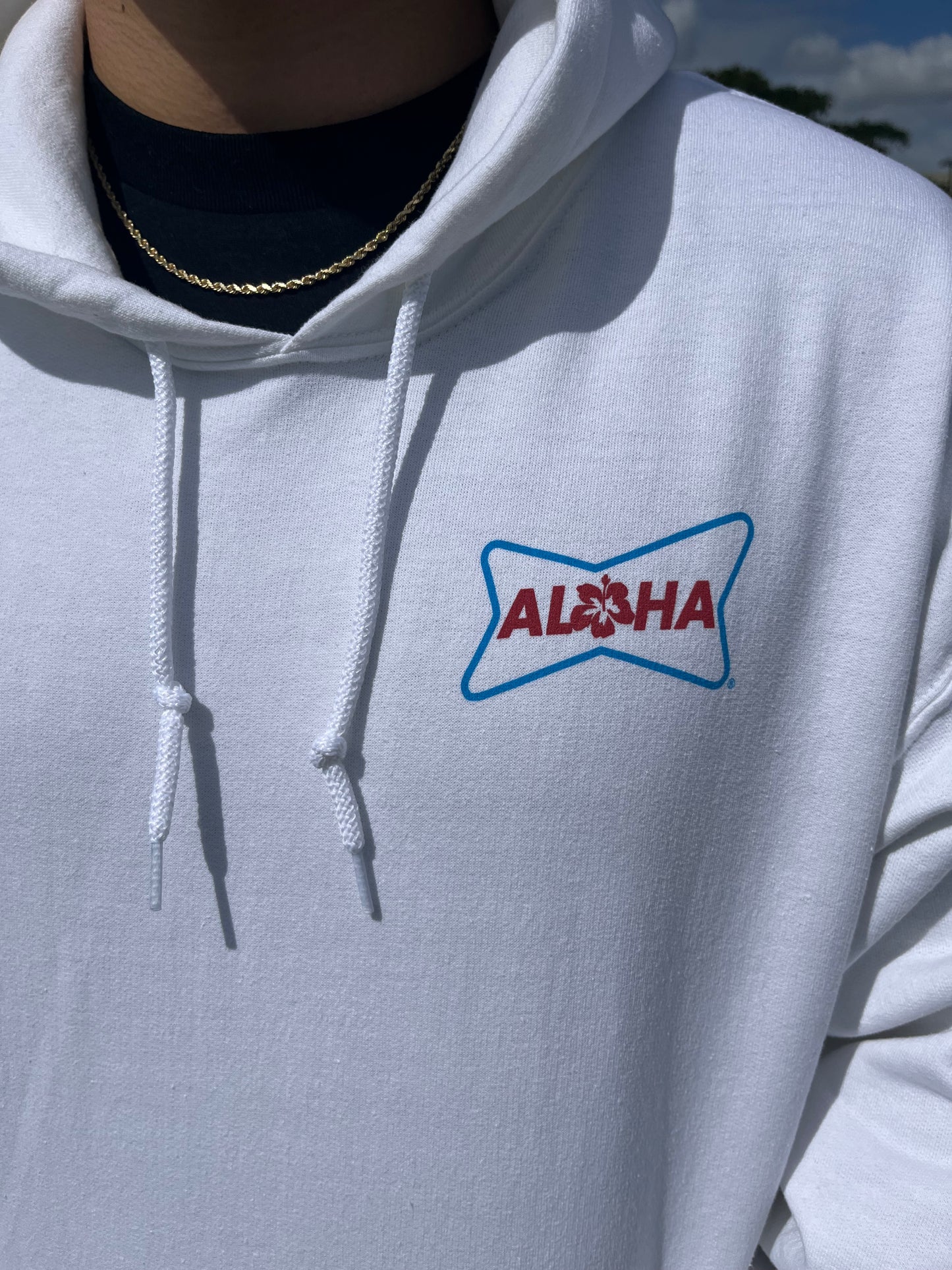 White Sonic Hawai'i Aloha Hoodie