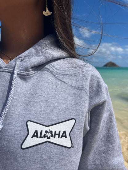 Grey Sonic Maui Aloha Hoodie