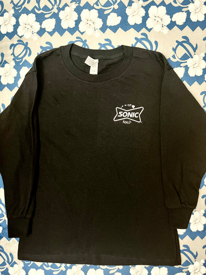 Youth Black Sonic Maui Long Sleeve Shirt