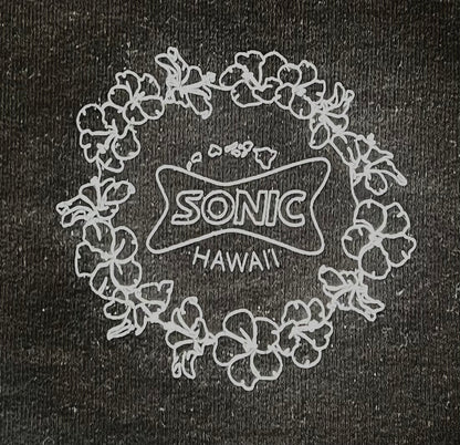 Black *Special Edition* Hibiscus Lei Sonic Hawai'i Hoodie